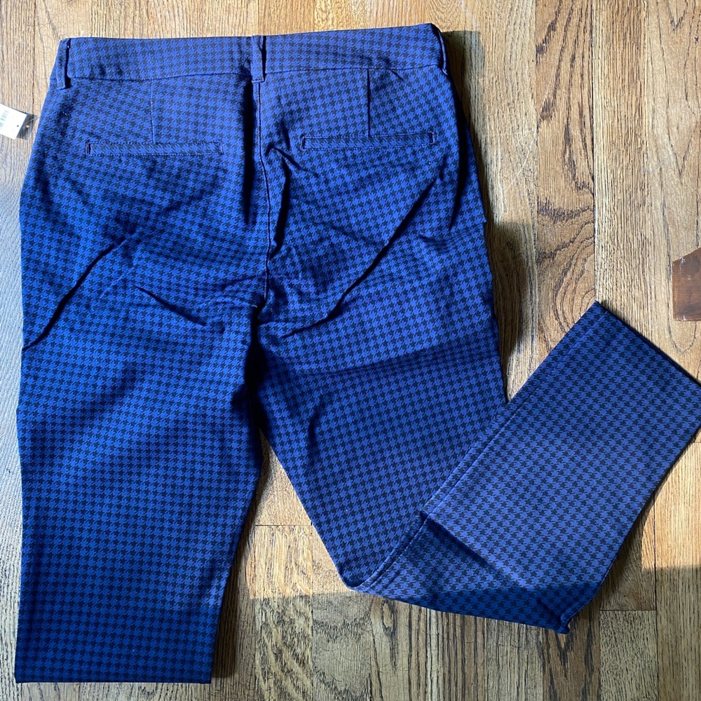 Old Navy navy herringbone ankle pixie pant 10